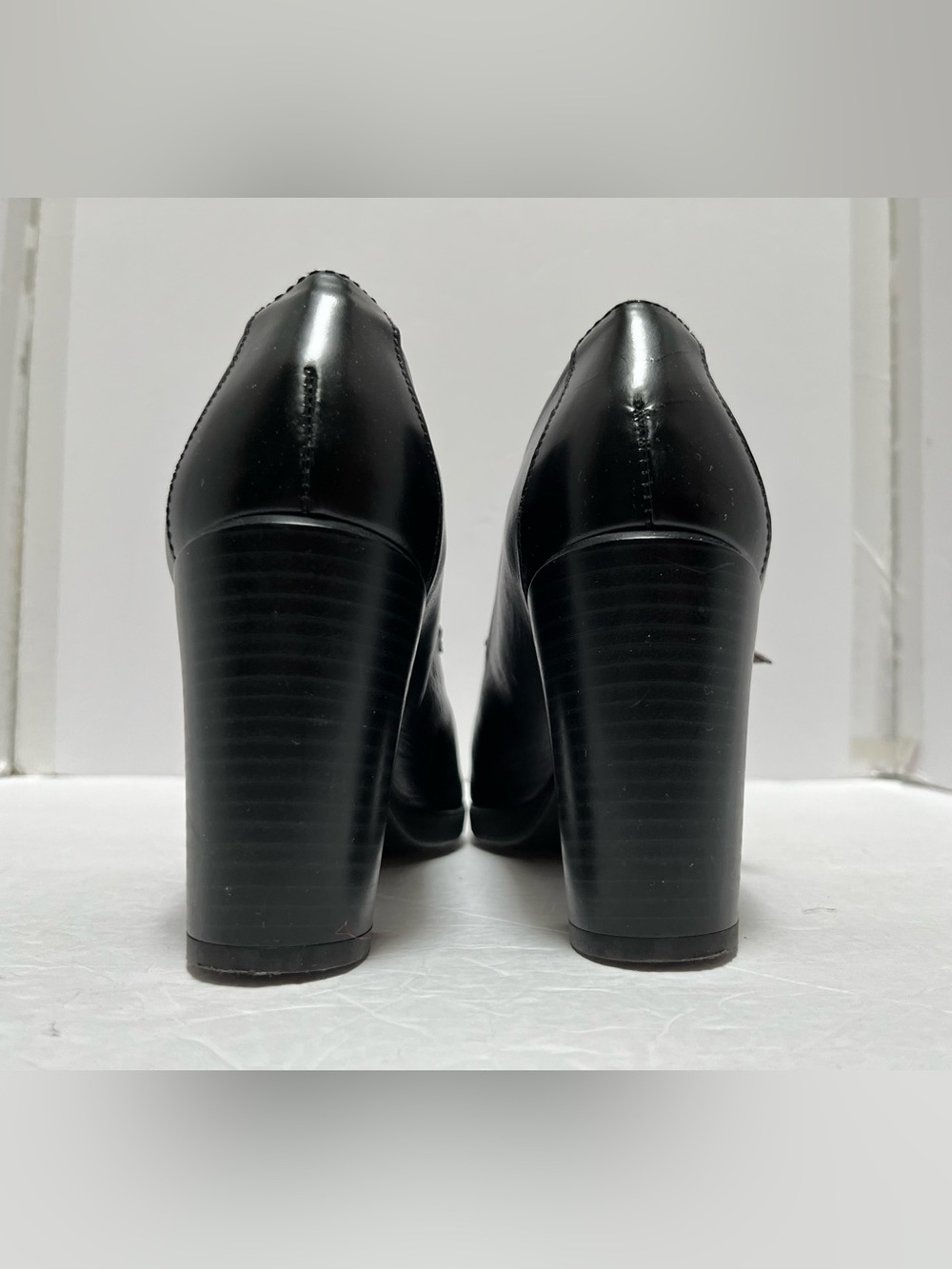 Hispanitas Joy Is a Choice Black Block Heel Point Toe Shoes, Size US8.5/EU39 - Picture 4 of 13